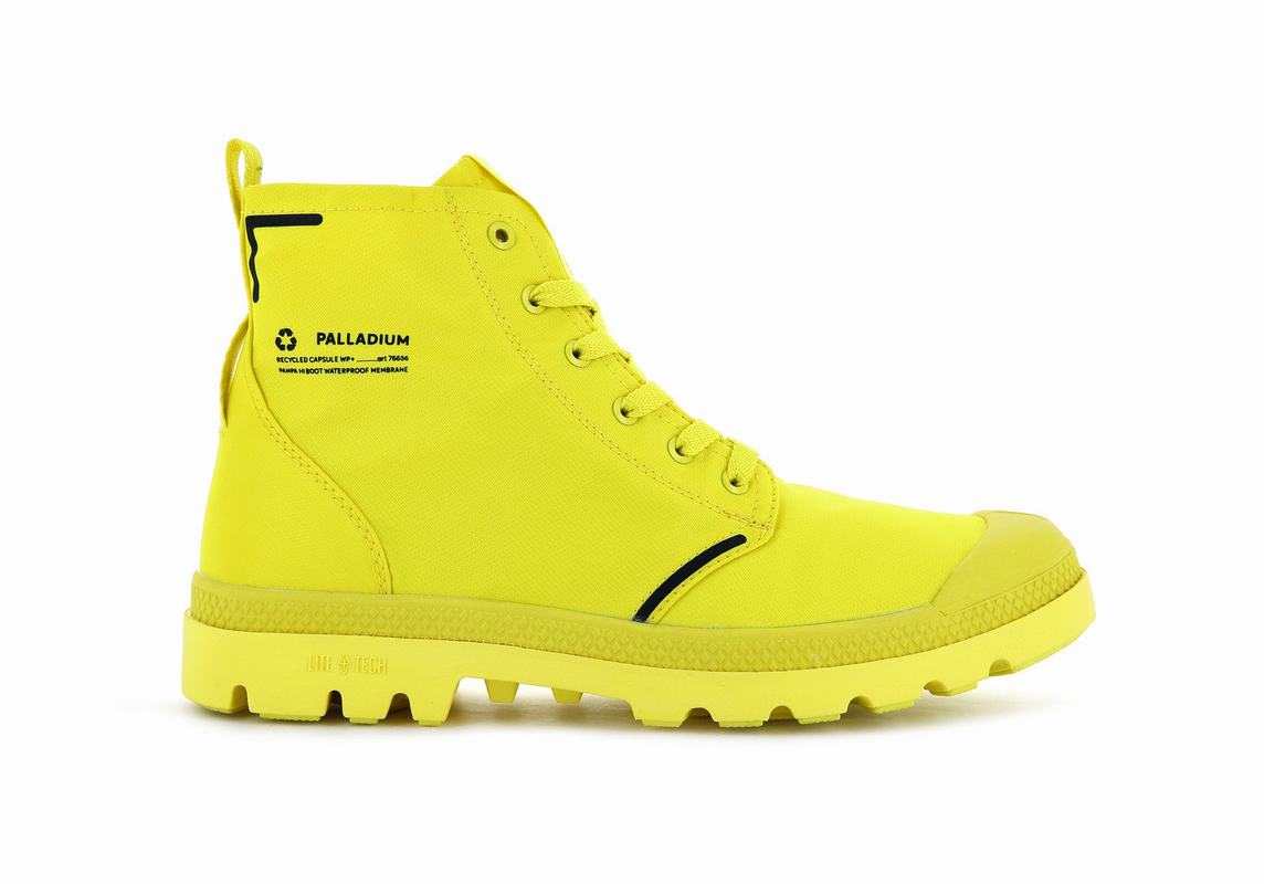 Palladium Pampa Lite+ Recycle Wp+ Mens Waterproof Boots Yellow Australia [PSXJZO-156]